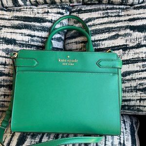 Kate Spade Staci Medium Satchel Wintergreen